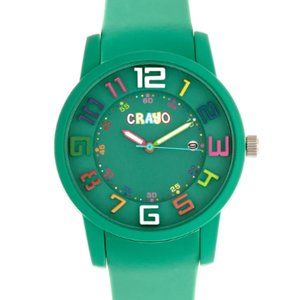 NWOT Crayo Festival Quartz Unisex Watch with Date, TEAL
